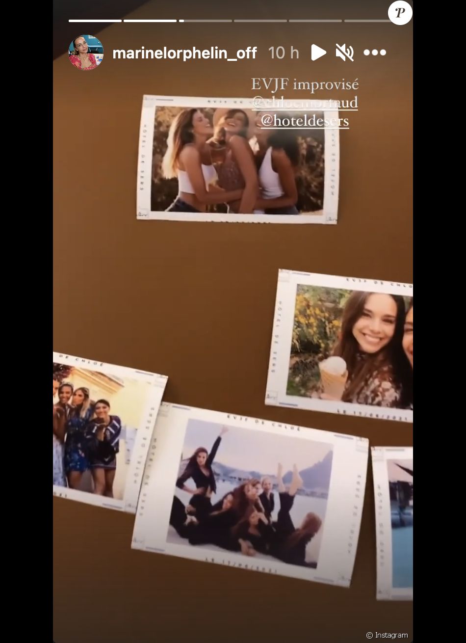 Chloé Mortaud fête son enterrement de vie de jeune fille avec ses copines Miss Marine Lorphelin, Malika Ménard, Valérie Bègue, Flora Coquerel et Iris Mittenaere - Instagram