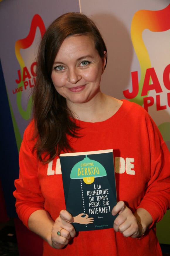 Christine Berrou - Tournage de l'émission "Jacky Lave Plus Propre" à Paris.