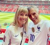 Nagui et sa femme Mélanie Page lors du match Hongrie-France (Euro 2021)