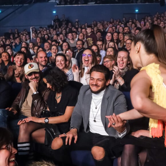 Denitsa Ikonomova, Rayane Bensetti, Shy'm, Tanel, Camille Combal - La troupe "EntreNous By D'Pendanse" en tournée au Dôme de Paris. Le 7 Mars 2020. © Cyril Moreau/Bestimage