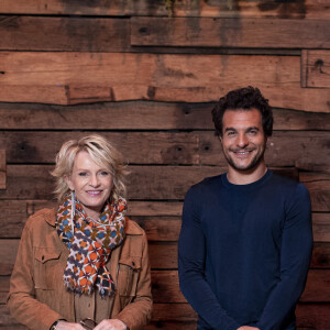Sophie Davant et Amir Haddad lors de l'enregistrement d'une surprise pour l'émission "La Lettre" au Pachamama, présentée par Sophie Davant et diffusée le 29 mai sur France 2. Le 13 avril 2021 © Pierre Perusseau / Bestimage