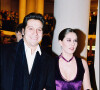 Archives - Laurent Gerra et Mathilde Seigner à la cérémonie des César en 2001 à Paris. 