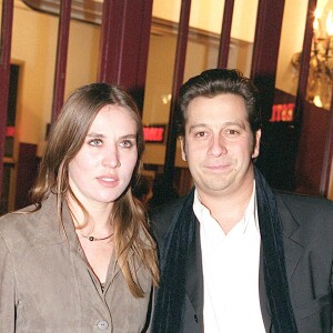 Mathilde Seigner et Laurant Gerra au Casino de Paris pour le spectacle de Dany Boon. 