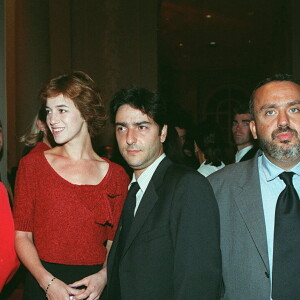 Charlotte Gainsbourg, Yvan Attal et Dominique Farrugia au Festival de Deauville en 1996.