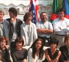 Charlotte Gainsbourg - Photocall du jury du Festival de Deauville en 1996 avec Charlotte Rampling, Laura Morante, René Cleitman, Dominique Farrugia, Chiara Mastroianni, Ornella Muti, Alain Rocca, Melvil Poupaud et Sabine Azema.