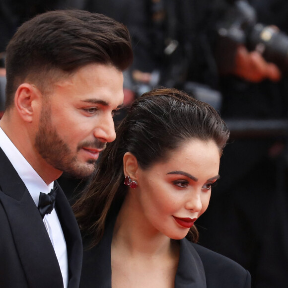 Thomas Vergara et sa femme Nabilla Benattia (enceinte) - Montée des marches du film "A Hidden Life" lors du 72ème Festival International du Film de Cannes. Le 19 mai 2019 © Jacovides-Moreau / Bestimage