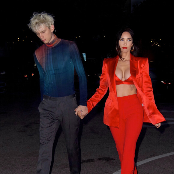 Megan Fox et Machine Gun Kelly à Los Angeles. Le 17 mai 2021.