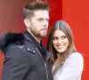 Exclusif - Iris Mittenaere (Miss Univers) et son compagnon Matthieu se promènent dans les rues de Manhattan le jour de la Saint-Valentin à New York.