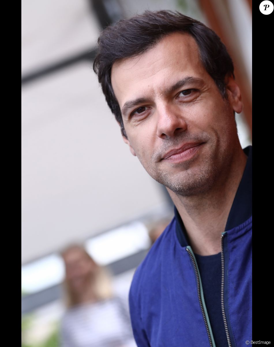 Laurent Lafitte au village lors des internationaux de France de Roland Garros à Paris, le 3 juin 2017. © Dominique Jacovides - Cyril Moreau/ Bestimage
