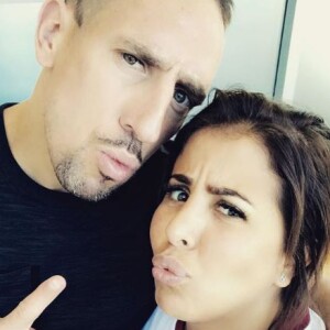 Wahiba Ribéry et le footballeur Franck Ribéry le 22 juin 2017.