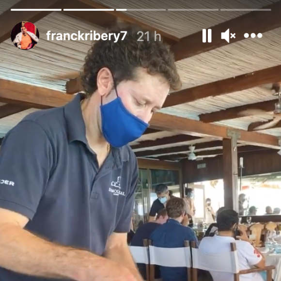 Franck Ribéry en vacances en famille à Ibiza, Juin 2021.