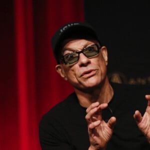Jean-Claude Van Damme sur scène à Sydney pour l'événement An evening with Jean-Claude Van Damme le 6 mars 2020. 