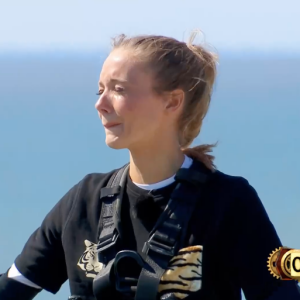 Amandine Petit dans l'émission "Fort Boyard" diffusé le 26 juin 2021.