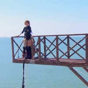 Amandine Petit dans l'émission "Fort Boyard" diffusé le 26 juin 2021.