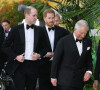 Le prince William, duc de Cambridge, le prince Harry, duc de Sussex, le prince Charles, prince de Galles lors de la première mondiale de la série Netflix "Our Planet" au Musée d'histoire naturelle de Londres.