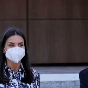 La reine Letizia d'Espagne lors de la cérémonie d'ouverture du "World Blindness Summit Madrid 2021" à Madrid. Le 28 juin 2021