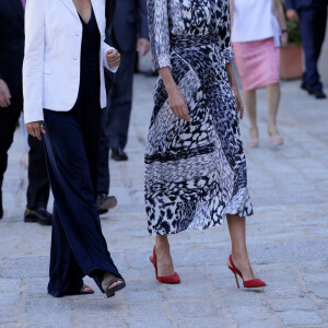 La reine Letizia d'Espagne lors de la cérémonie d'ouverture du "World Blindness Summit Madrid 2021" à Madrid. Le 28 juin 2021