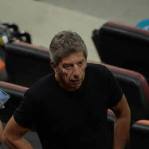 Michel Cymes a assisté au 8e de finale de l'Euro 2020 opposant la France à la Suisse au stade Arena Nationala. Bucarest, le 28 juin 2021. © Federico Pestellini / Panoramic / Bestimage