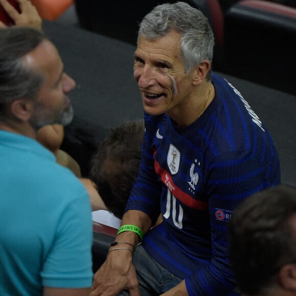 Nagui a assisté au 8e de finale de l'Euro opposant la France à la Suisse au stade Arena Nationala. Bucarest, le 28 juin 2021. © Federico Pestellini / Panoramic / Bestimage