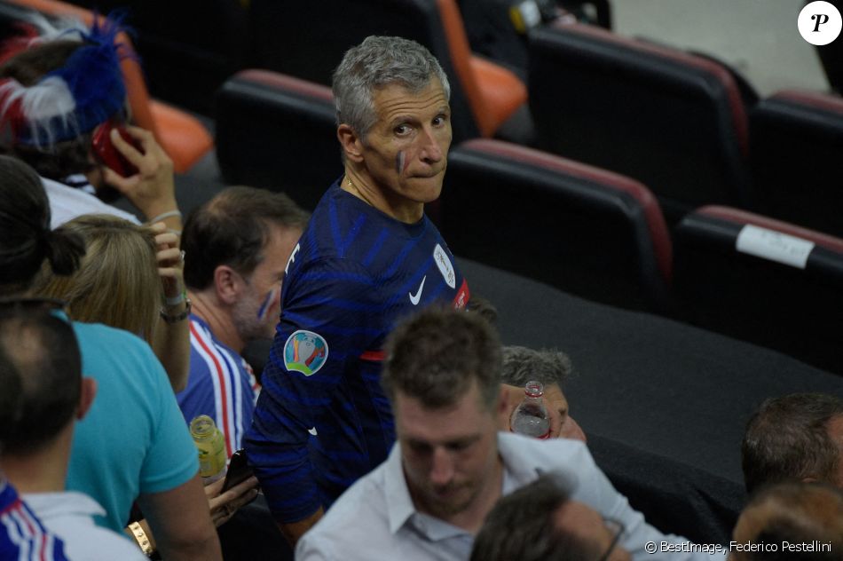 Nagui a assisté au 8e de finale de l'Euro opposant la France à la Suisse au stade Arena Nationala. Bucarest, le 28 juin 2021. © Federico Pestellini / Panoramic / Bestimage