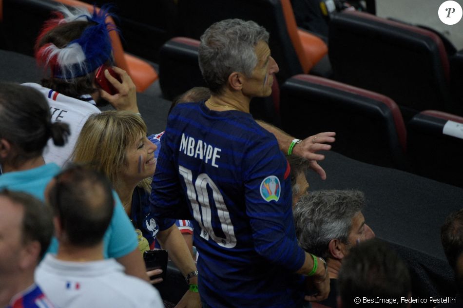 Nagui a assisté au 8e de finale de l'Euro opposant la France à la Suisse au stade Arena Nationala. Bucarest, le 28 juin 2021. © Federico Pestellini / Panoramic / Bestimage