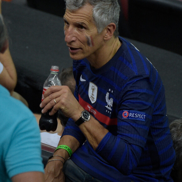 Nagui a assisté au 8e de finale de l'Euro opposant la France à la Suisse au stade Arena Nationala. Bucarest, le 28 juin 2021. © Federico Pestellini / Panoramic / Bestimage