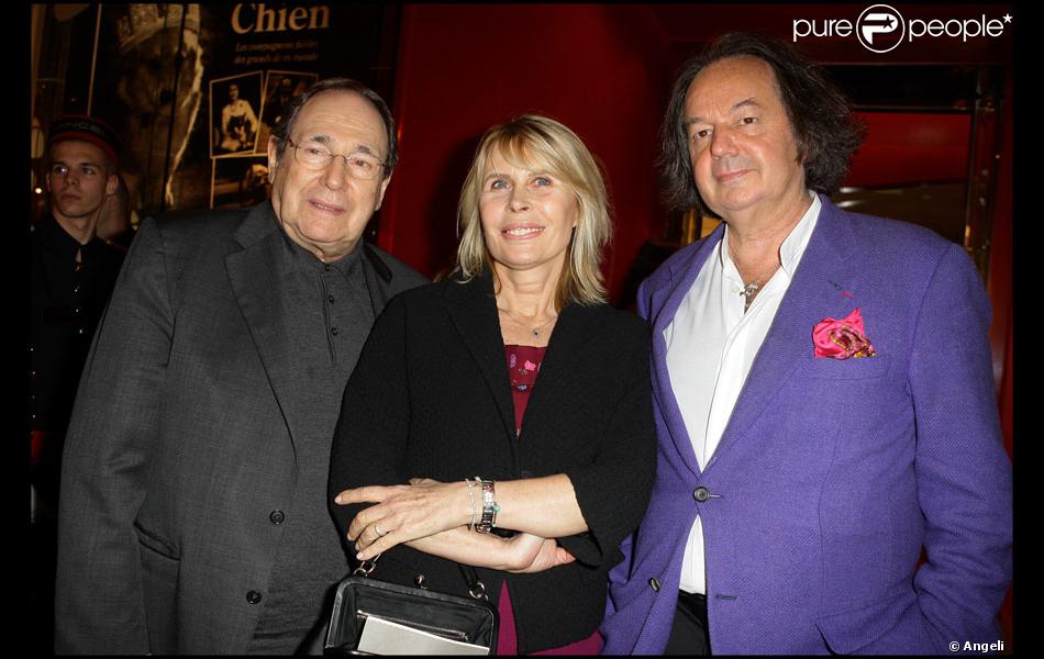 Robert Hossein, Candice Patou et Gonzague Saint-Bris au ...
