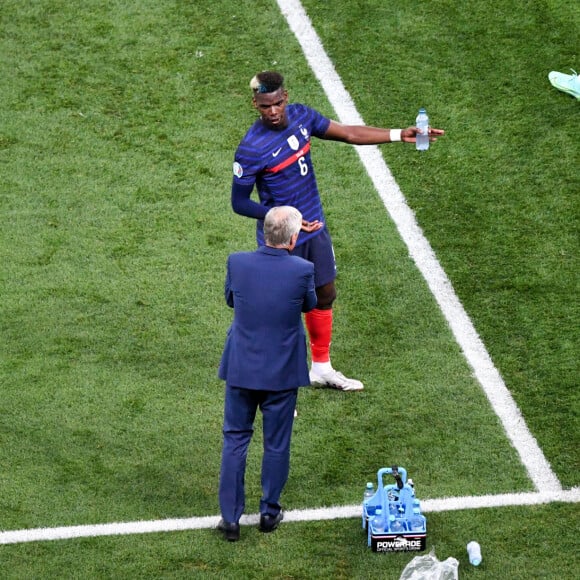 Paul Pogba - Match de football de l'Euro 2020 : La France s'incline devant la Suisse après les tirs au but au stade Arena Nationala à Bucarest le 28 juin 2021. © Anthony Bibard / FEP/Panoramic / Bestimage