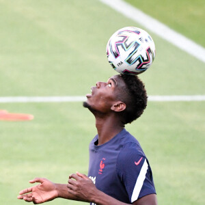 Paul Pogba lors de l'entraînement de l'équipe de France de football pendant UEFA EURO 2020, à Budapest, Hongrie, le 21 juin 2021. © Anthony Bibard/FEP/Panoramic/Bestimage