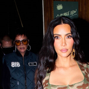 Kim Kardashian - People à la sortie de la soirée de lancement de la nouvelle marque de tequila de K. Jenner 818 au restaurant "The Nice Guy" à Los Angeles, le 21 mai 2021.