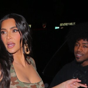Kim Kardashian - People à la sortie de la soirée de lancement de la nouvelle marque de tequila de K. Jenner 818 au restaurant "The Nice Guy" à Los Angeles, le 21 mai 2021.