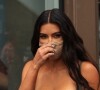 Kim Kardashian fait un passage dans sa boutique Skims au centre commercial The Grove à Los Angeles le 7 avril 2021. La star de téléréalité Kim Kardashian a fait son entrée en 2021 dans la liste annuelle des milliardaires, établie par le magazine américain Forbes.