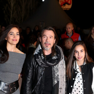 Florent Pagny, sa femme Azucena et leur fille Ael - 15eme edition des NRJ Music Awards a Cannes. Le 14 decembre 2013.