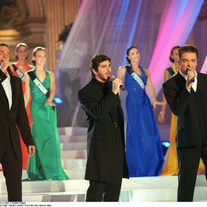 Garou, Patrick Fiori et Daniel Lavoie à l'éléction Miss France 2000
