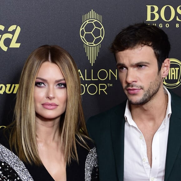 Caroline Receveur et son compagnon Hugo Philip - Cérémonie du Ballon d'Or 2019 à Paris le 2 décembre 2019. © JB Autissier/Panoramic/Bestimage 