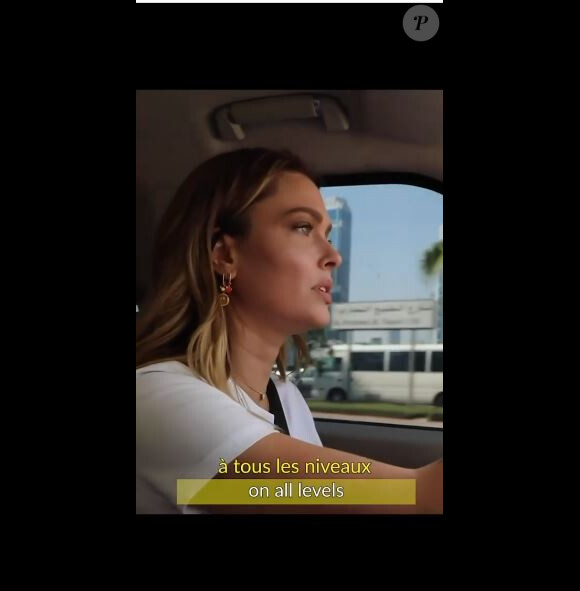 Caroline Receveur émue dans une vidéo Instagram postée le 1er juillet 2021