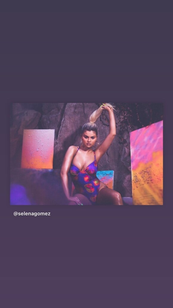 Selena Gomez présente sa collaboration avec la marque La'mariette sur Instagram.