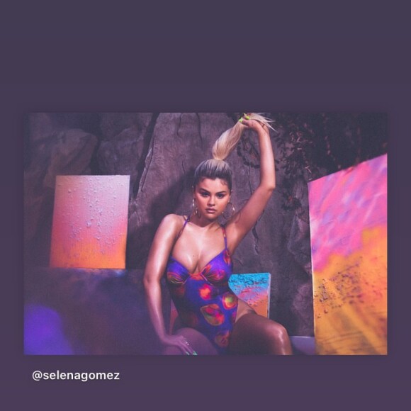 Selena Gomez présente sa collaboration avec la marque La'mariette sur Instagram.