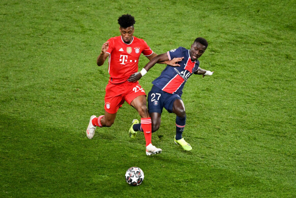 Kingsley Coman - Match de quart de final de la Ligue des Champions opposant le Paris Saint-Germain au Bayern Munich au Parc des Princes à Paris, France, le 13 avril 2021. © Anthony Bibard/FEP/Panoramic/Bestimage