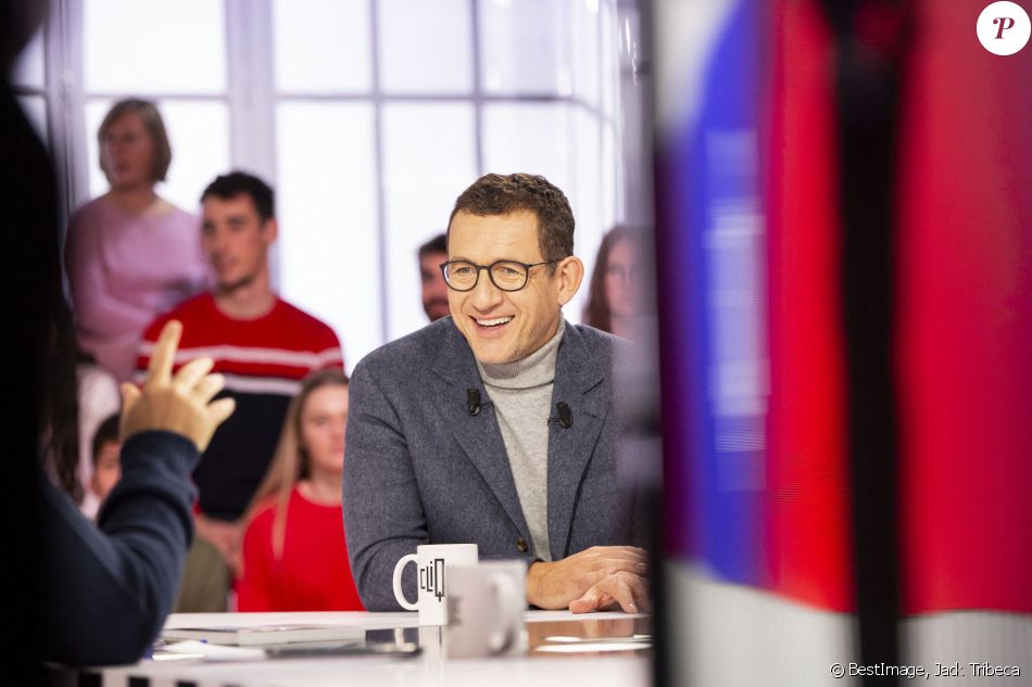 Dany Boon durant l'enregistrement de l'émission "Clique" présentée par M. Achour sur Canal Plus à Issy-les-Moulineaux le 28 janvier 2020. © Jack Tribeca/Bestimage