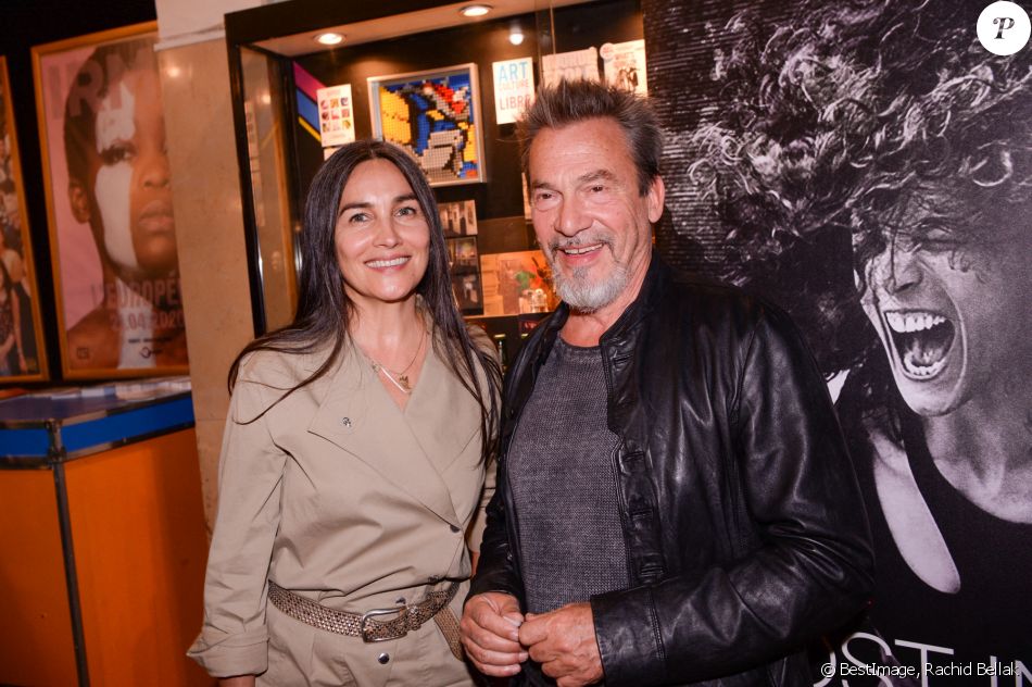 Exclusif - Florent Pagny et sa femme Azucena Caamano lors de la première du spectacle Lost in Buenos Aires à l'Européen à Paris. © Rachid Bellak / Bestimage