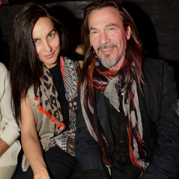 Florent Pagny et sa femme Azucena - Inauguration de la discothèque L'Arc à Paris le 2 octobre 2014 suite à sa réouverture au 12 Rue de Presbourg. 