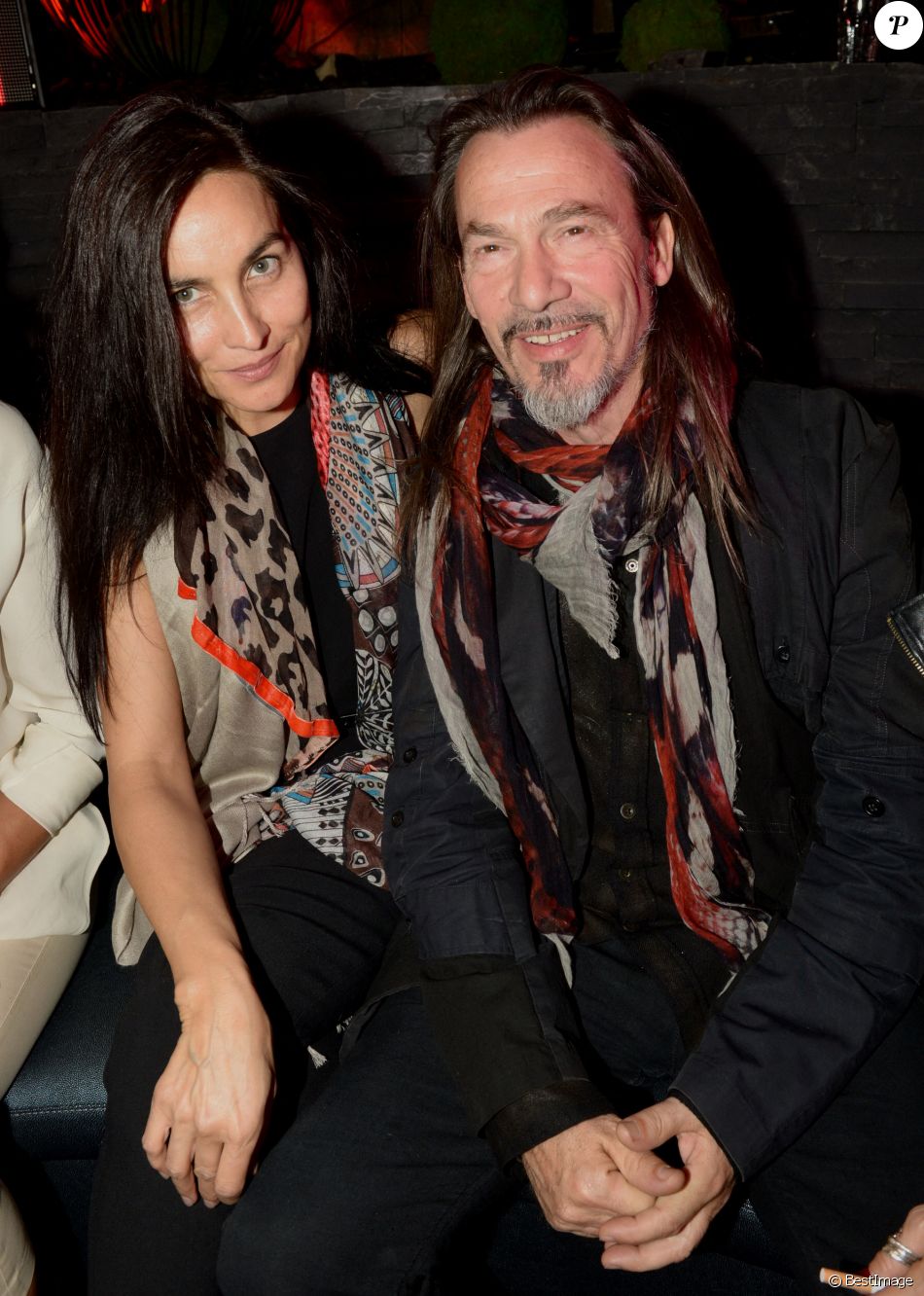 Florent Pagny et sa femme Azucena - Inauguration de la discothèque L'Arc à Paris le 2 octobre 2014 suite à sa réouverture au 12 Rue de Presbourg.
