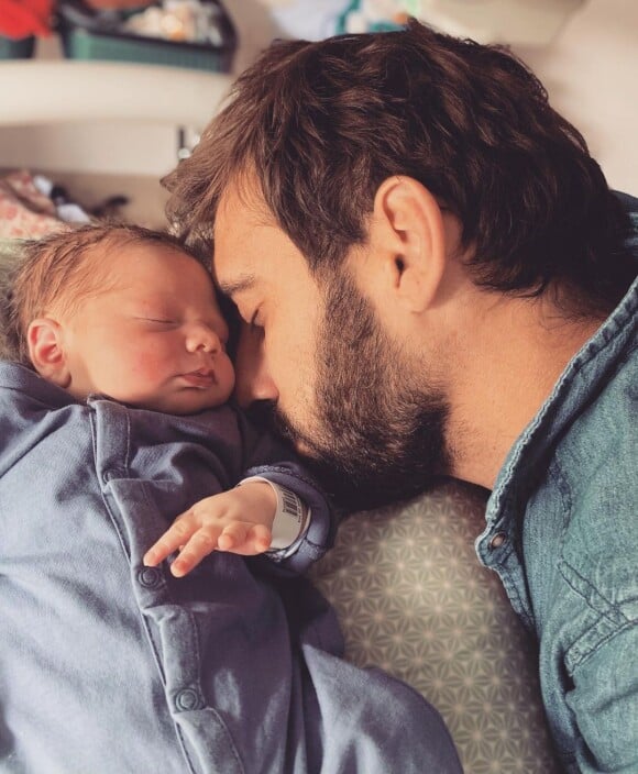 Julia Livage et son compagnon Florent Chauvet ont accueilli leur premier enfant ensemble, un petit garçon prénommé Andréa - Instagram