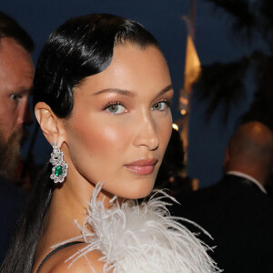 Bella Hadid à la soirée Chanel organisée en marge du Festival de Cannes, le 7 juillet 2021.