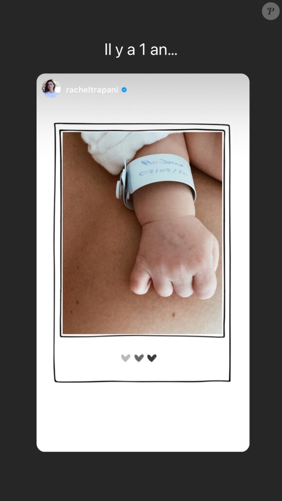 Rachel Legrain-Trapani a partagé des photos sur Instagram du 1er anniversaire de son fils Andrea.