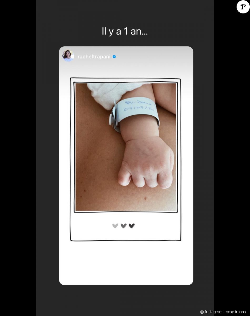 Rachel Legrain-Trapani a partagé des photos sur Instagram du 1er anniversaire de son fils Andrea.