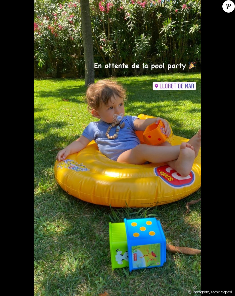 Rachel Legrain-Trapani a partagé des photos sur Instagram du 1er anniversaire de son fils Andrea.