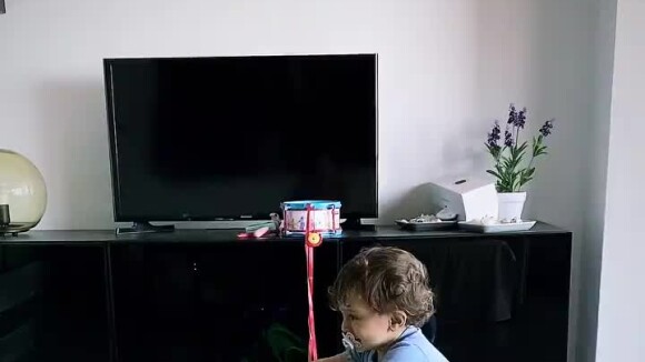 Rachel Legrain-Trapani a posté des vidéos de la fête d'anniversaire de son fils Andréa pour ses 1 an