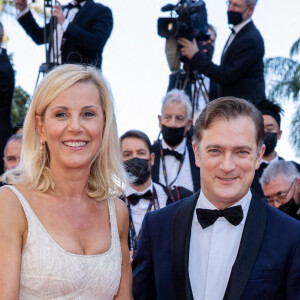 Laurence Ferrari et son mari Renaud Capuçon - Montée des marches du film " Benedetta " lors du 74ème Festival International du Film de Cannes. Le 9 juillet 2021 © Borde-Jacovides-Moreau / Bestimage